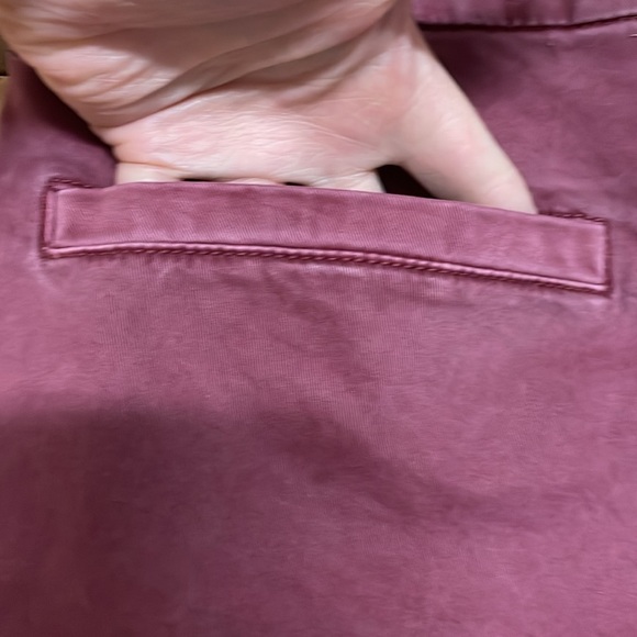 American Eagle Outfitters size 8 Midi Chino Mauve Pink Mid-rise 5” Inseam Shorts - Picture 7 of 12